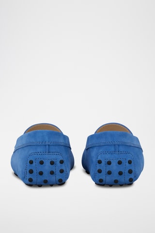 Leren Mocassins - Blauw