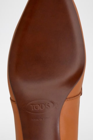 Leren Pumps - Bruin