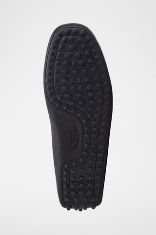 Leren Mocassins - Marineblauw