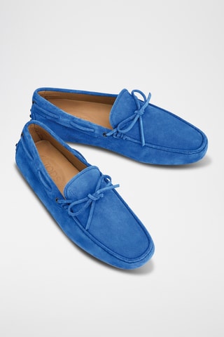 Leren Mocassins - Blauw