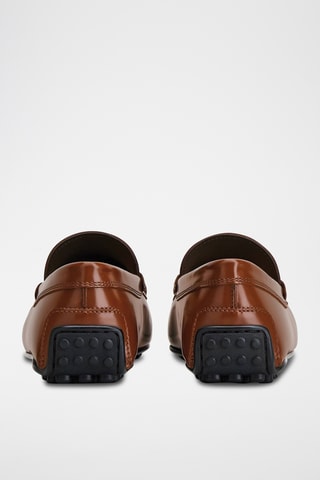 Lakleren Mocassins - Bruin