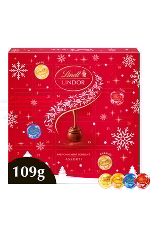 Calendrier de l'avent Lindor assortis - 109 g