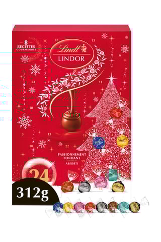 Calendrier de l'avent Lindor assortis - 312 g