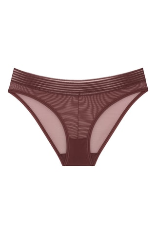 Culotte Tempting Sheer - Marron