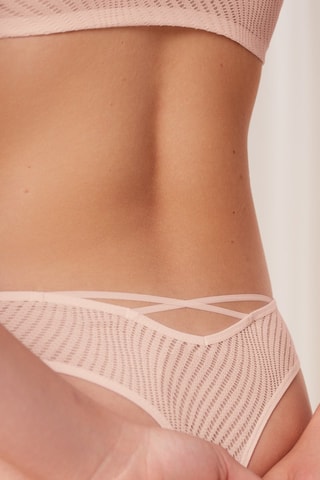 String Harmony Spotlight High Leg Brazilian - Rose