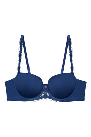 Soutien-gorge ampliforme Wild Azalea Florale WHP - Bleu