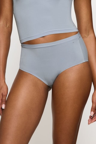Culotte taille haute Smart Natural Maxi EX - Bleu