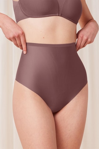 String taille haute Shape Smart - Vieux rose