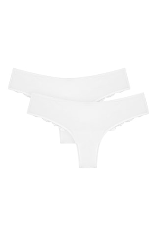 2 tangas - Blanc