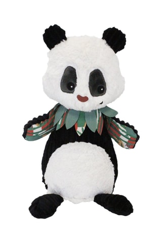 Peluche en velours Rototos le panda - Blanc