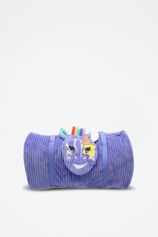 Sac de voyage en velours Kiprokos le Zèbre - Violet
