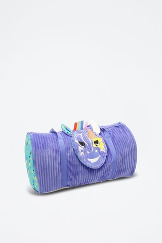 Sac de voyage en velours Kiprokos le Zèbre - Violet