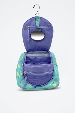 Trousse de toilette à oreilles Kiprokos le zèbre - Violet