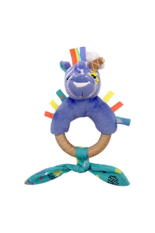 Peluche zèbre en bois et silicone Kriprokos le zèbre - Dès naissance