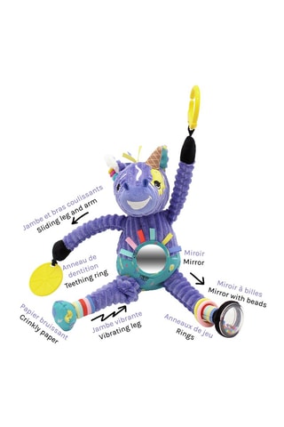 Peluche d'activités Kiprokos le zèbre - Dès la naissance