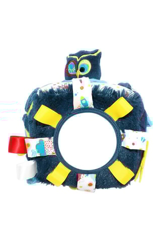Cube d'activités en velours Astros le hibou - Dès la naissance