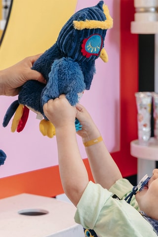 Peluche Astros Le Hibou en velours - Dès la naissance