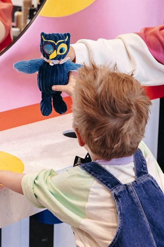 Peluche en velours Petit Simply Astros Le Hibou - Dès la naissance