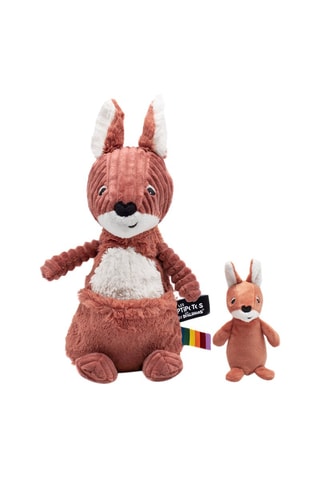 Peluche Ptipotos kangourou maman et son bébé - Dès la naissance