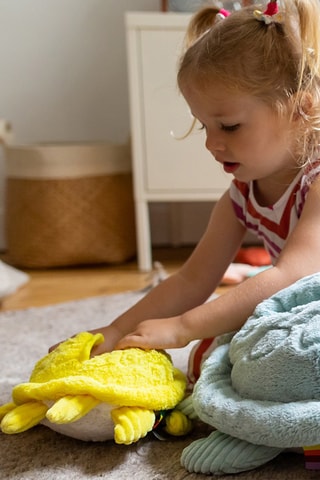 Peluche Ptipotos tortue maman et son bébé - Dès la naissance
