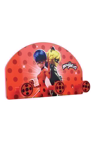 Porte-manteau Ladybug et Chat Noir Miraculous - 21,5 x 7 x 37 cm