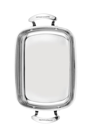 Plat en acier inoxydable - 35 cm