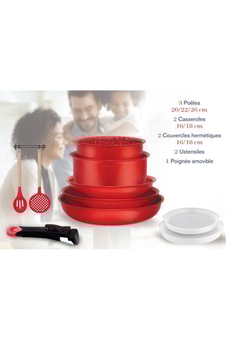 Batterie de cuisine - 10 pièces