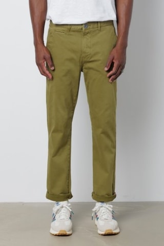 Calças chino - Verde-azeitona