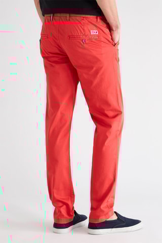 Calças chino - Vermelho