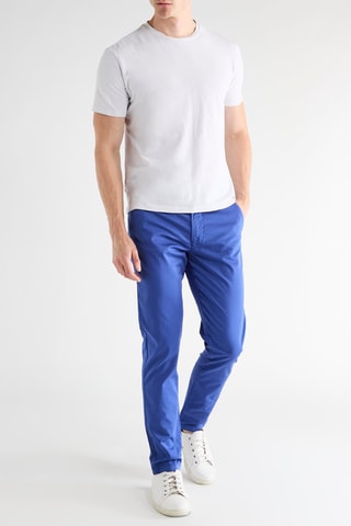 Calças chino - Azul-cobalto