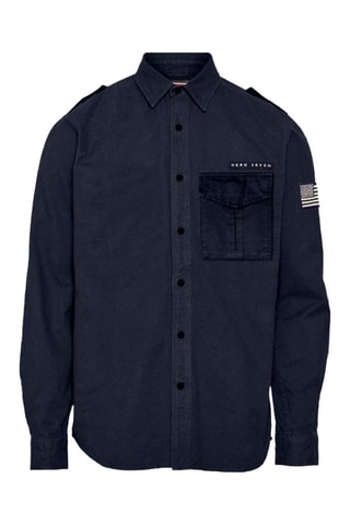 Sobrecamisa - Azul-escuro