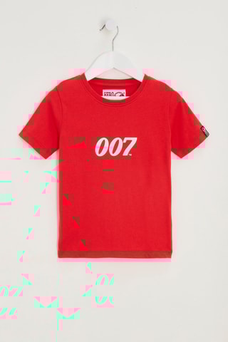 T-shirt James Bond 007 - Vermelho