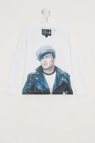 T-shirt Steve McQueen - Branco