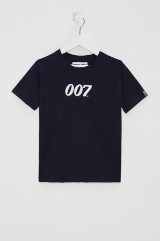 T-shirt James Bond - Azul-marinho