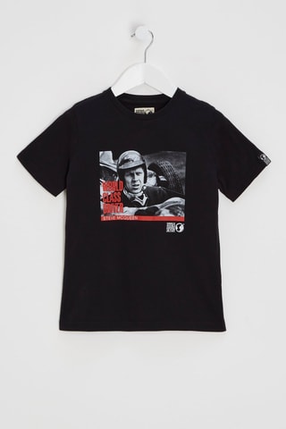 T-shirt Steve McQueen - Preto