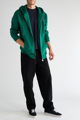 Sweat com capuz - Verde-esmeralda