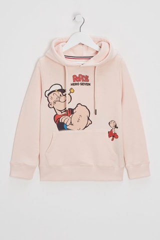 Sweat com capuz - Rosa