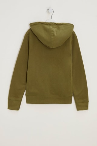Sweat com capuz - Verde-azeitona