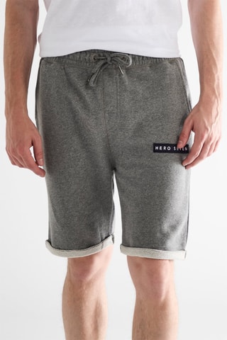 Bermudas - Cinzento-escuro mesclado