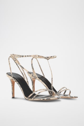 Isabel Marant - Sandales à talons en cuir - Beige