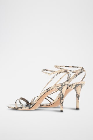 Isabel Marant - Sandales à talons en cuir - Beige