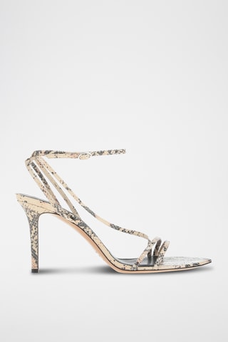 Isabel Marant - Sandales à talons en cuir - Beige