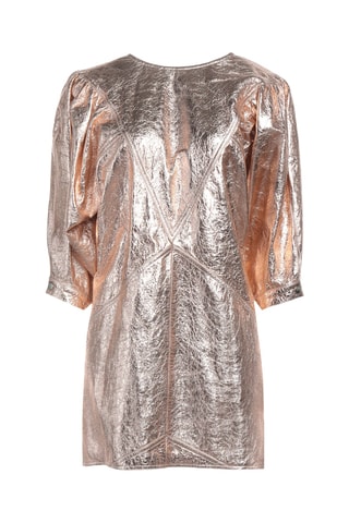 Isabel Marant - Robe fourreau en cuir d'agneau - Doré