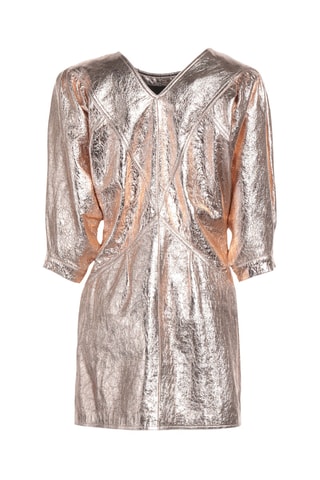 Isabel Marant - Robe fourreau en cuir d'agneau - Doré