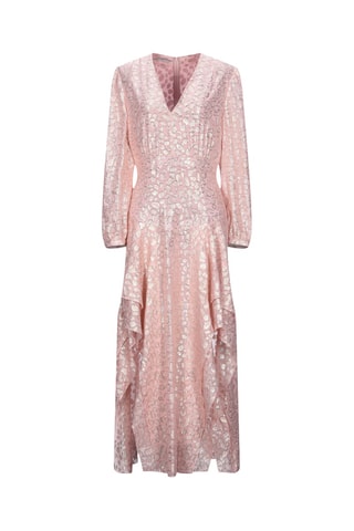Stella Mccartney - Robe longue en soie - Rose