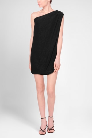 Saint Laurent - Robe asymétrique - Noir