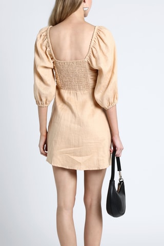 Faithfull - Robe trapèze en lin - Beige