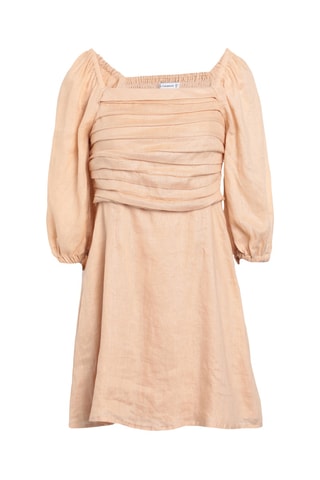 Faithfull - Robe trapèze en lin - Beige