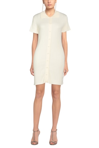 John Richmond - Robe chemise - Ecru