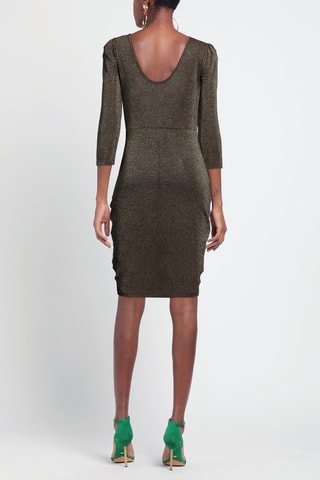 Momoní - Robe fourreau - Marron